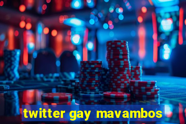 twitter gay mavambos